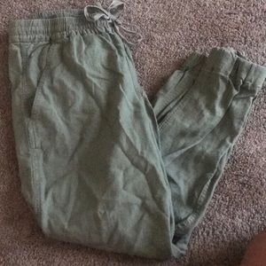 JCrew seaside linen pants